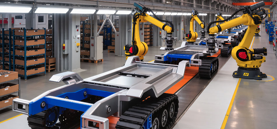 Điện cho khung gầm robot